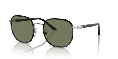 Persol PO1015SJ - Transitions® mit Silber/Schwarz Gestell und Grün Gläsern - Bild 7