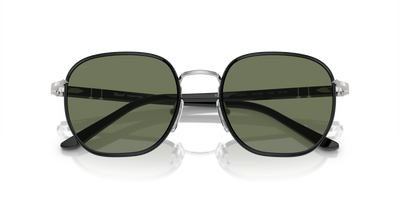 Persol PO1015SJ - Transitions® con Montatura Argento/Nero e Lenti Verde - Immagine 6