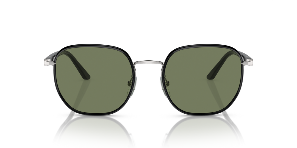 Persol PO1015SJ - Transitions® avec Monture Argent/Noir et Verres Vert - Image 8