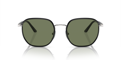 Persol PO1015SJ - Transitions® avec Monture Argent/Noir et Verres Vert - Image 8