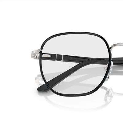 Persol PO1015SJ - Transitions® with Silver/Black Frame and Green Lenses – Variant Image