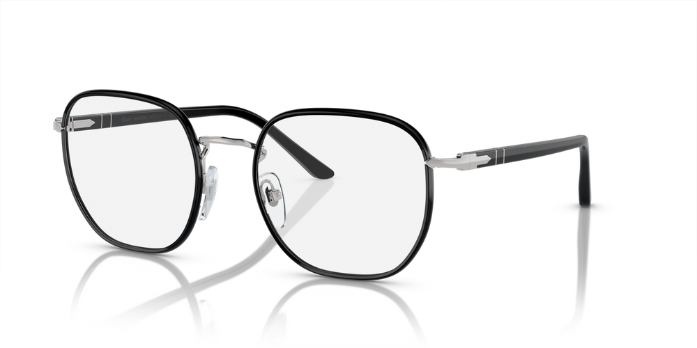 Persol PO1015SJ - Transitions® con Montatura Argento/Nero e Lenti Verde - Immagine 1