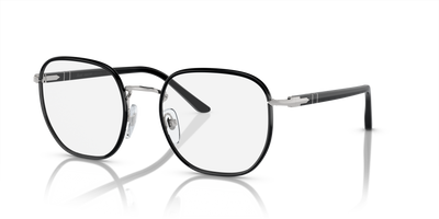 Persol PO1015SJ - Transitions® mit Silber/Schwarz Gestell und Grün Gläsern - Bild 1