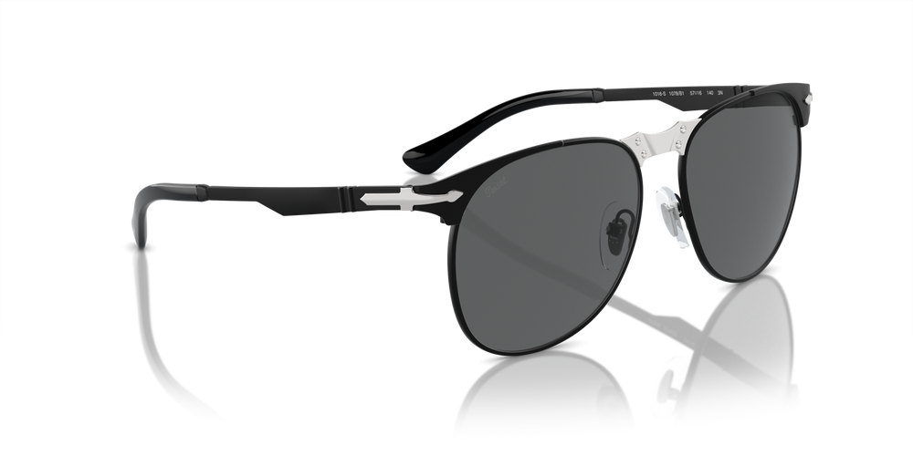 Persol 649 Iron with Black Frame and Grey Lenses - Image 3