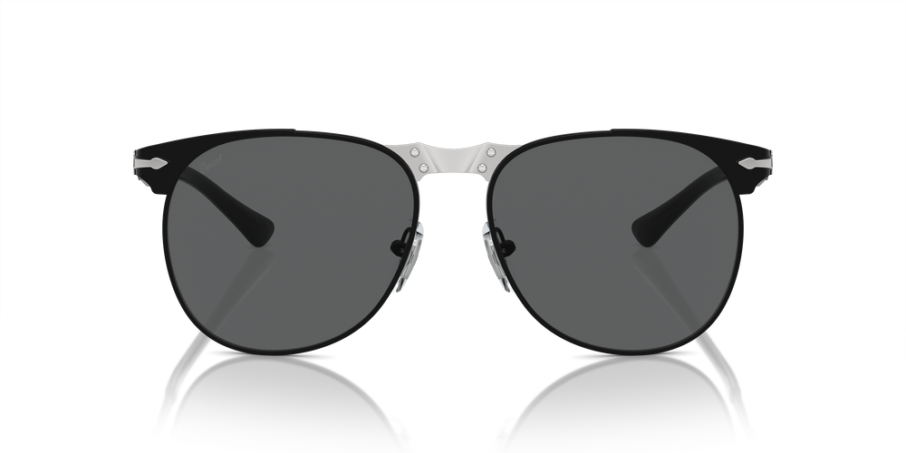 Persol 649 Iron con Montura Negro y Lentes Gris - Imagen 2