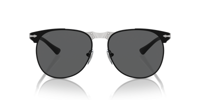 Persol 649 Iron con Montura Negro y Lentes Gris - Imagen 2