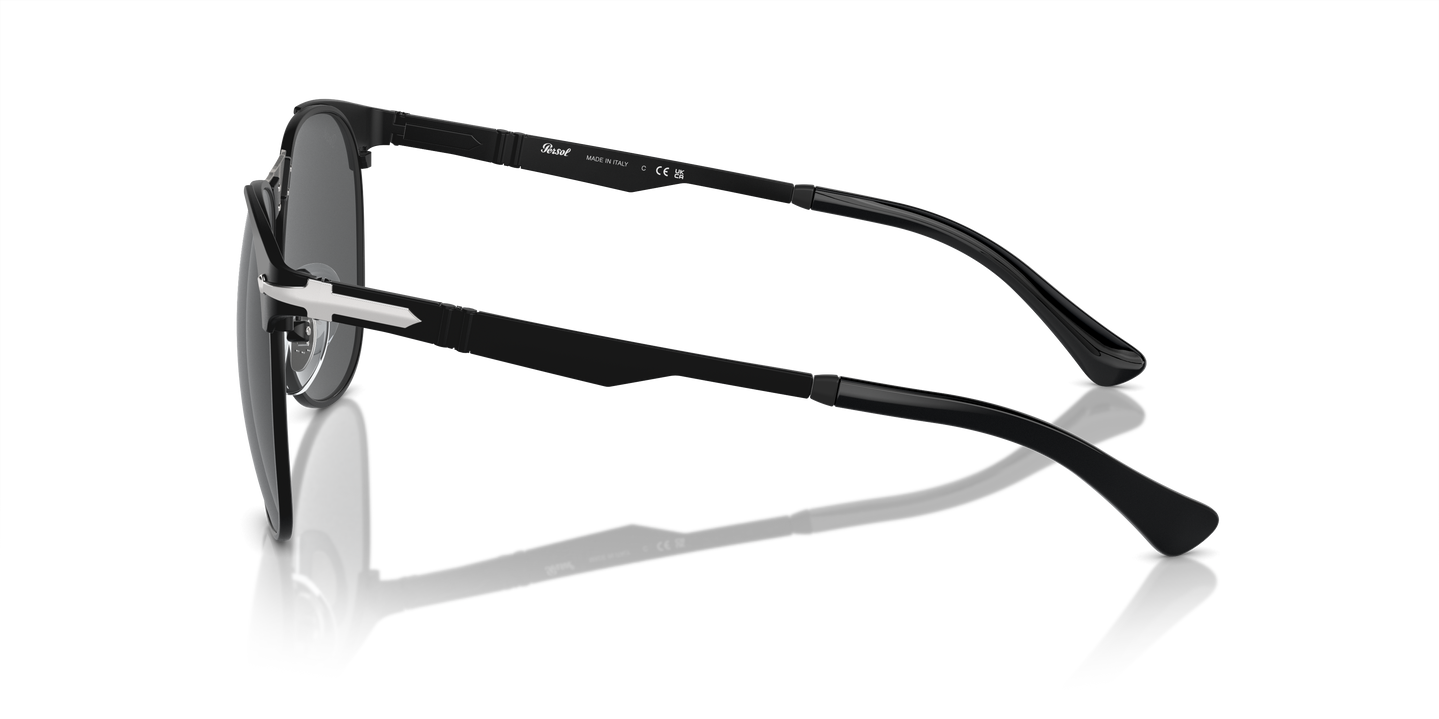 Persol 649 Iron con Montura Negro y Lentes Gris - Imagen 1