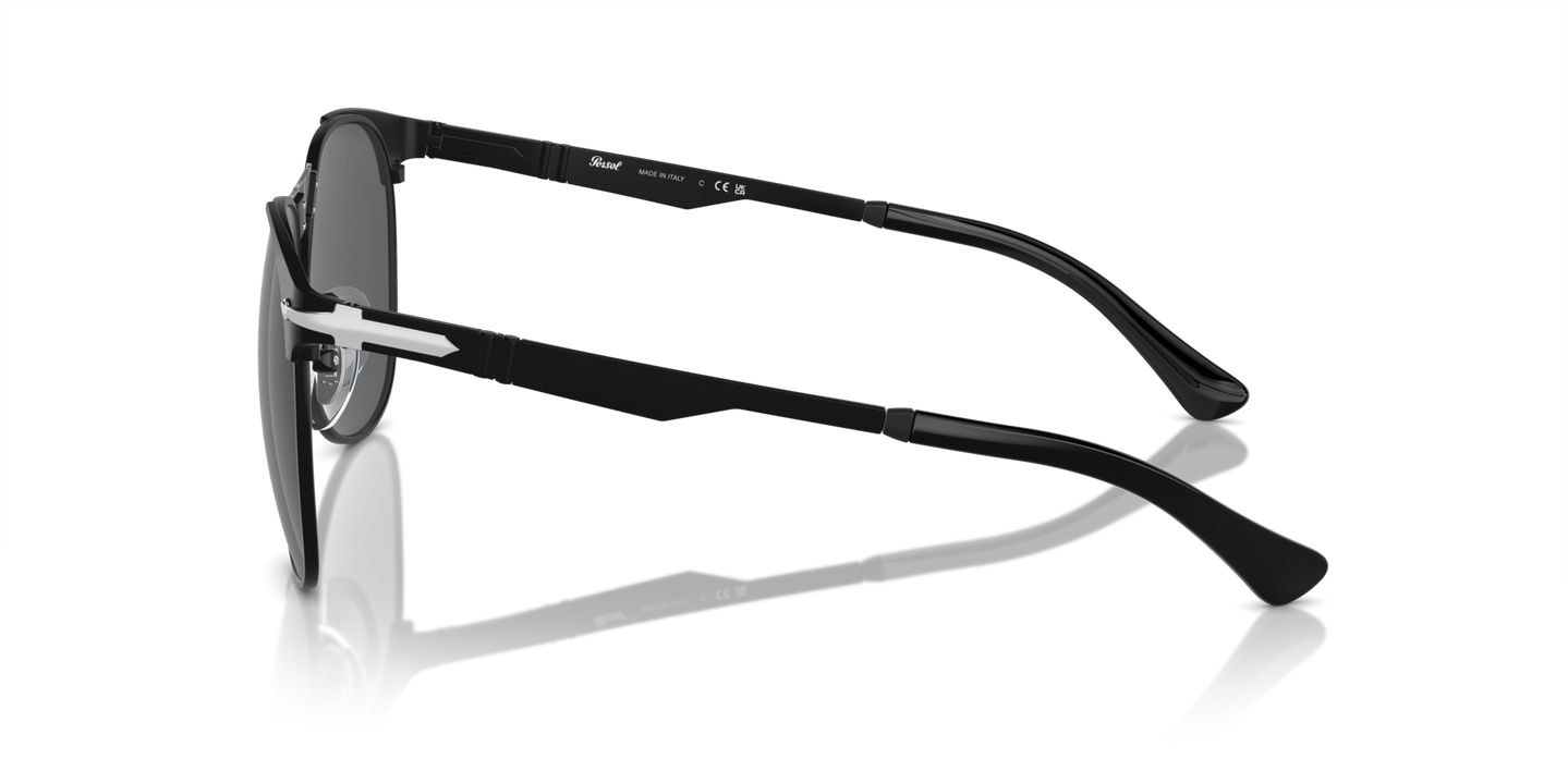Persol 649 Iron with Black Frame and Grey Lenses - Image 1