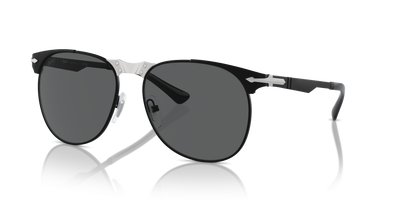 Persol 649 Iron con Montura Negro y Lentes Gris - Imagen 1