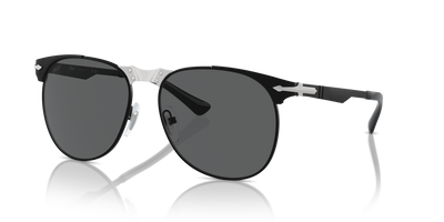 Persol 649 Iron with Black Frame and Grey Lenses - Image 1