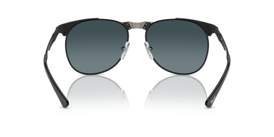 Persol 649 Iron with Black Frame and Blue Lenses - Image 5