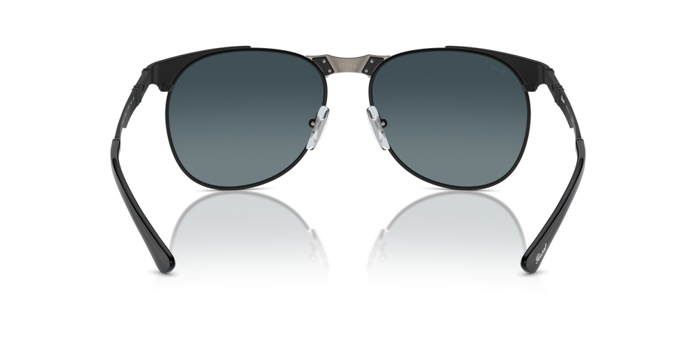 Persol 649 Iron con Montura Negro y Lentes Azul - Imagen 5
