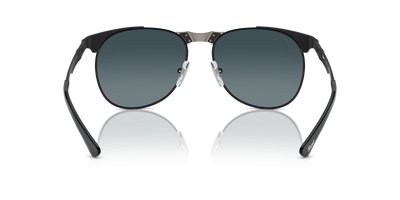 Persol 649 Iron with Black Frame and Blue Lenses - Image 5