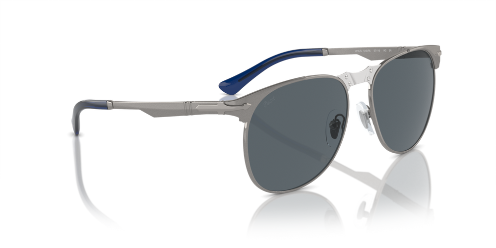 Persol 649 Iron con Montatura Gunmetal e Lenti Blu - Immagine 3