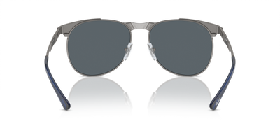 Persol 649 Iron con Montura Gunmetal y Lentes Azul - Imagen 5
