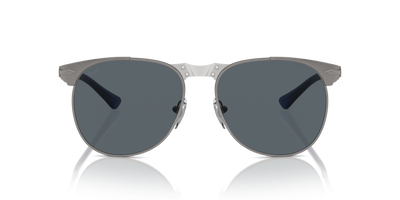 Persol 649 Iron mit Gunmetal Gestell und Blau Gläsern - Bild 2