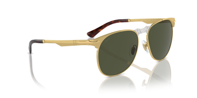 Persol 649 Iron mit Gold Gestell und Grün Gläsern - Bild 3