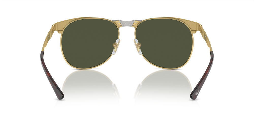 Persol 649 Iron mit Gold Gestell und Grün Gläsern - Bild 5