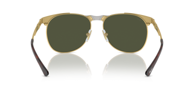 Persol 649 Iron with Gold Frame and Green Lenses - Image 5