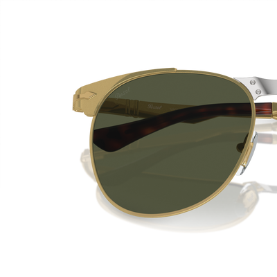 Persol 649 Iron mit Gold Gestell und Grün Gläsern – Variantenbild