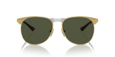 Persol 649 Iron mit Gold Gestell und Grün Gläsern - Bild 2