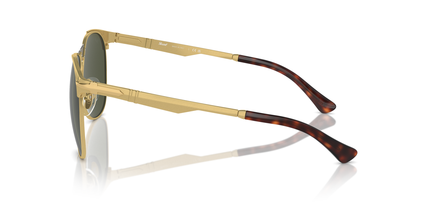Persol 649 Iron mit Gold Gestell und Grün Gläsern - Bild 1