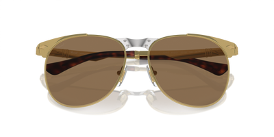 Persol 649 IRON – Transitions avec Monture Or et Verres Brun - Image 6