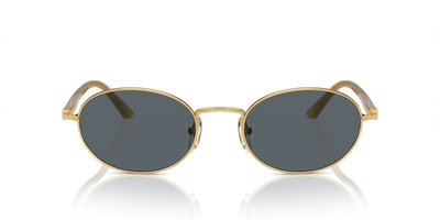 Persol Ida with Gold Frame and Blue Lenses - Image 2