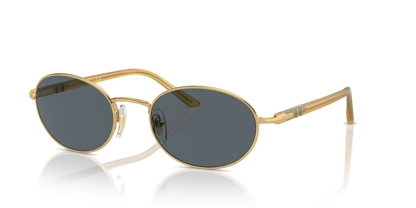 Persol Ida with Gold Frame and Blue Lenses - Image 1
