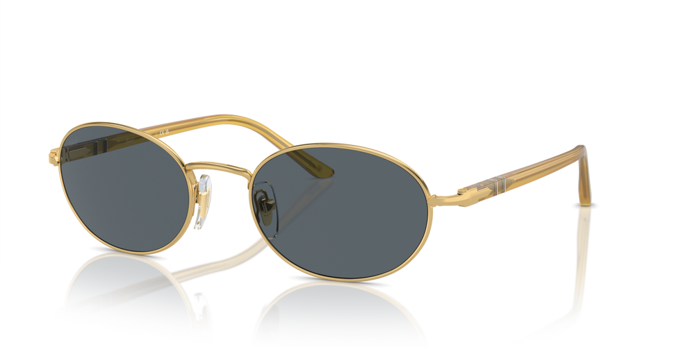 Persol Ida with Gold Frame and Blue Lenses - Image 1