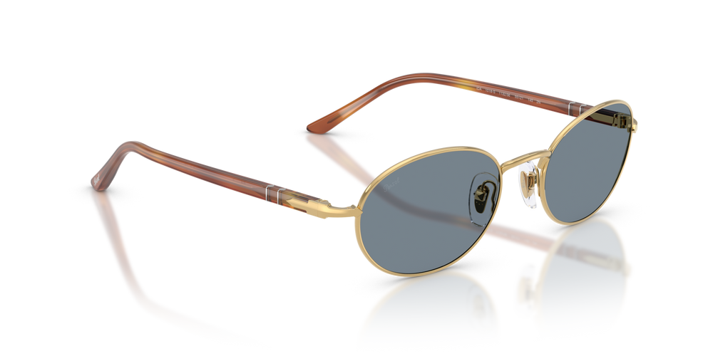Persol Ida mit Gold Gestell und Blau Gläsern - Bild 3