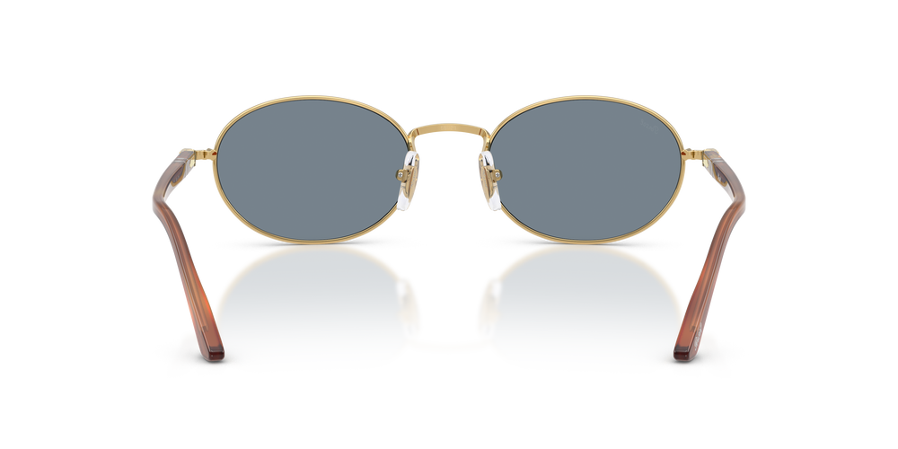 Persol Ida mit Gold Gestell und Blau Gläsern - Bild 5