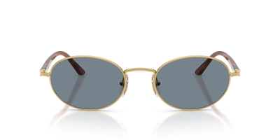 Persol Ida mit Gold Gestell und Blau Gläsern - Bild 2