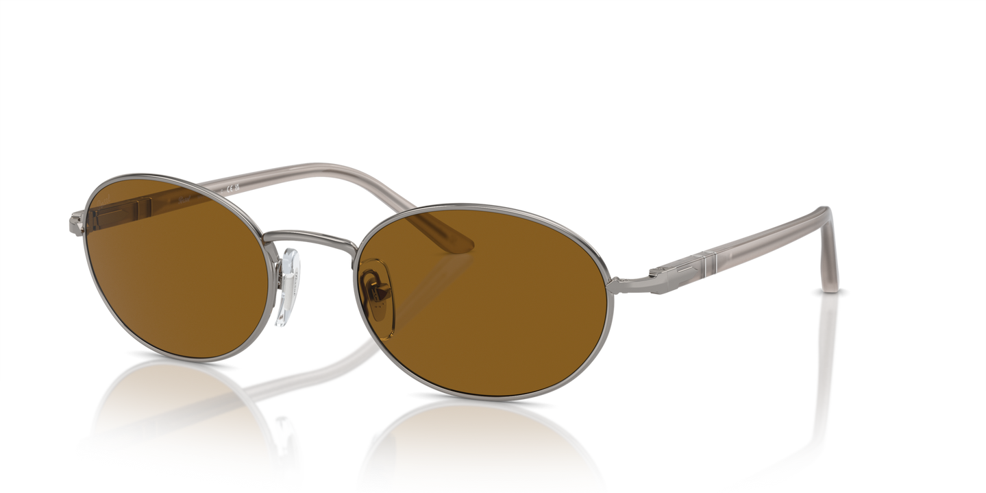 Persol Ida avec Monture Gunmetal et Verres Brun - Image 1