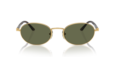Persol Ida with Gold Frame and Green Lenses - Image 2