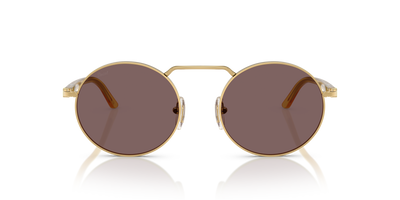 Persol PO1019S con Montatura Oro e Lenti Viola - Immagine 2