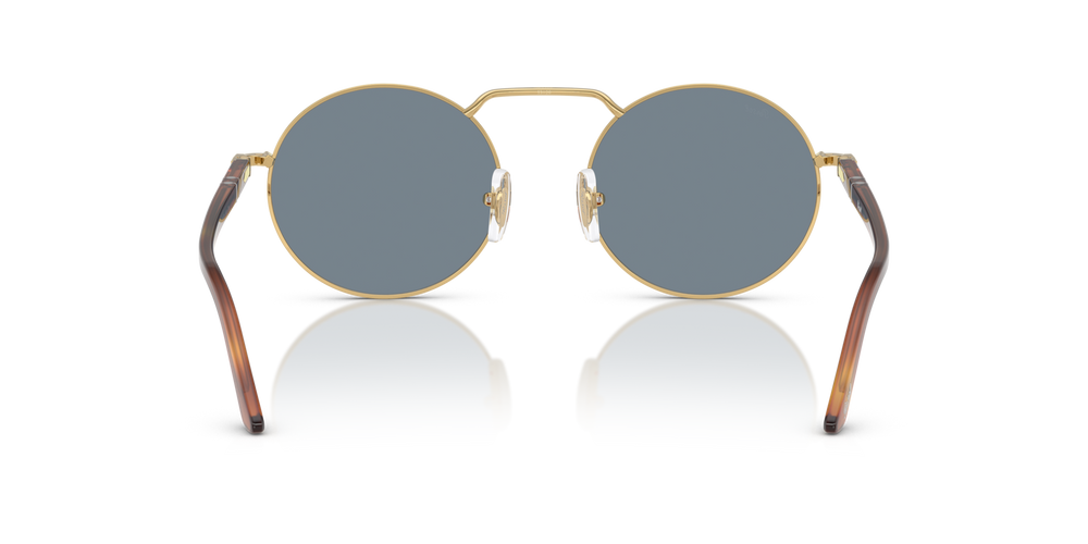 Persol PO1019S with Gold Frame and Blue Lenses - Image 5