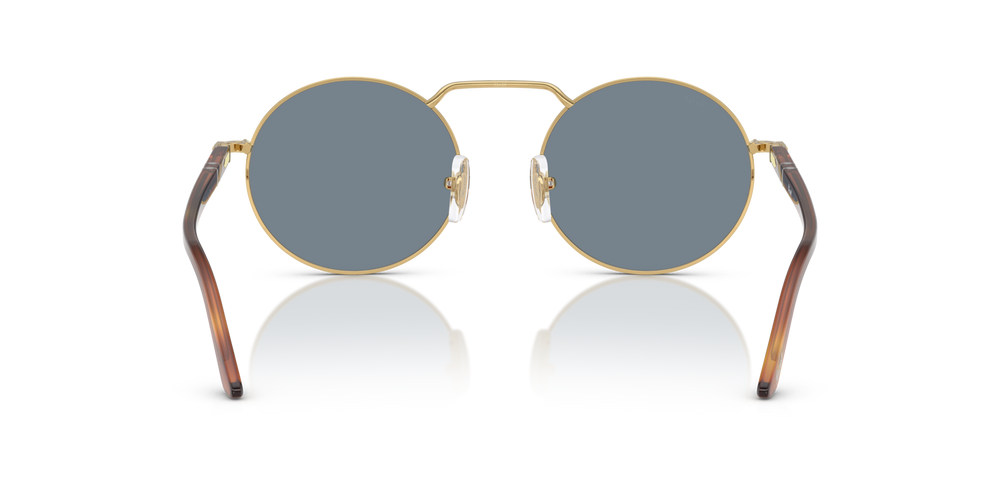 Persol PO1019S with Gold Frame and Blue Lenses - Image 5