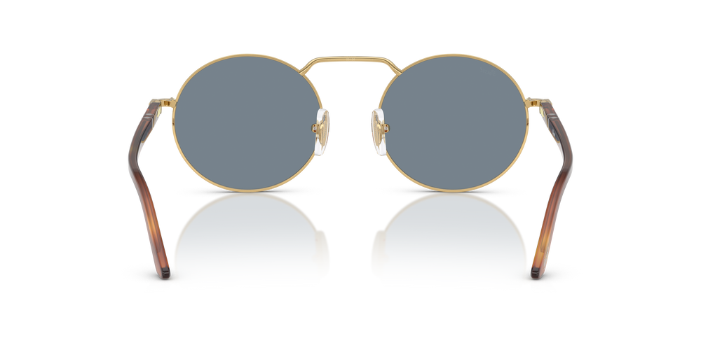 Persol PO1019S mit Gold Gestell und Blau Gläsern - Bild 5