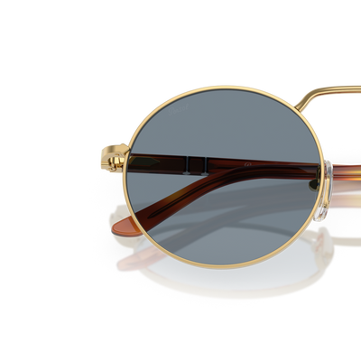Persol PO1019S with Gold Frame and Blue Lenses – Variant Image