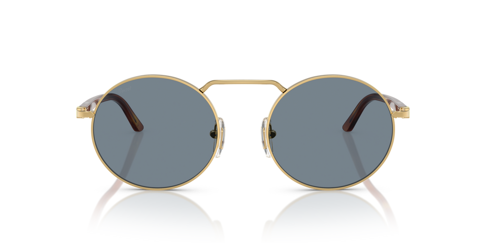 Persol PO1019S with Gold Frame and Blue Lenses - Image 2
