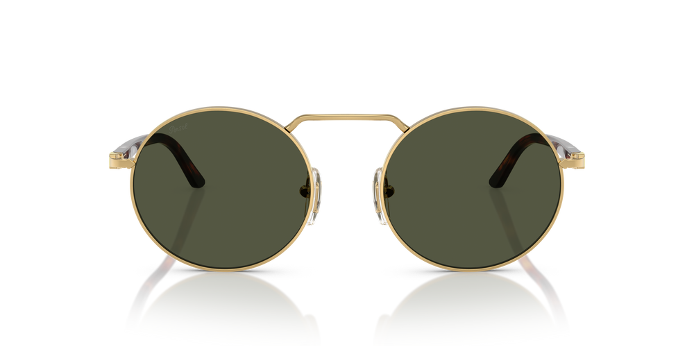 Persol PO1019S with Gold Frame and Green Lenses - Image 2