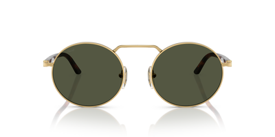 Persol PO1019S with Gold Frame and Green Lenses - Image 2