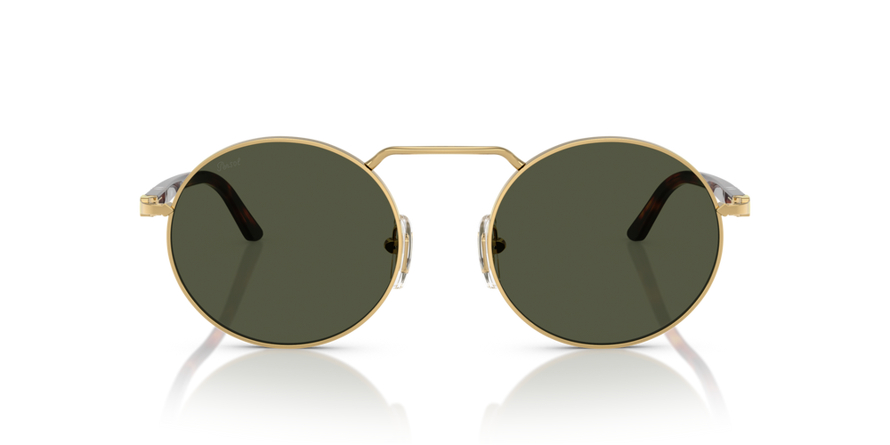 Persol PO1019S with Gold Frame and Green Lenses - Image 2