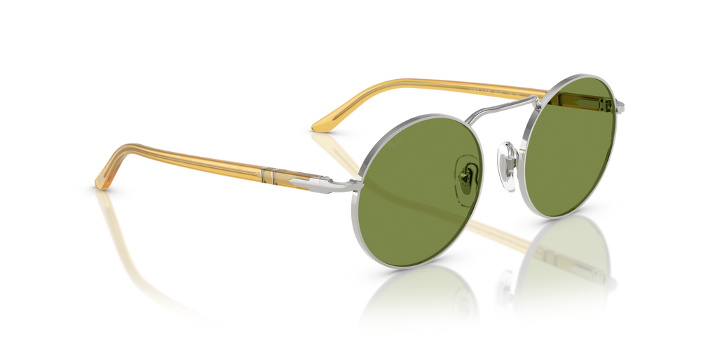 Persol PO1019S with Silver Frame and Green Lenses - Image 3