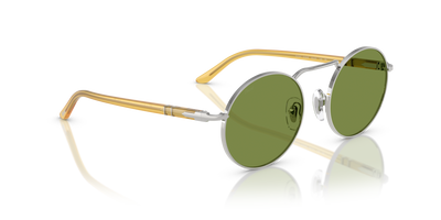 Persol PO1019S with Silver Frame and Green Lenses - Image 3