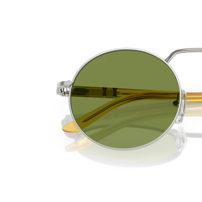 Persol PO1019S with Silver Frame and Green Lenses – Variant Image