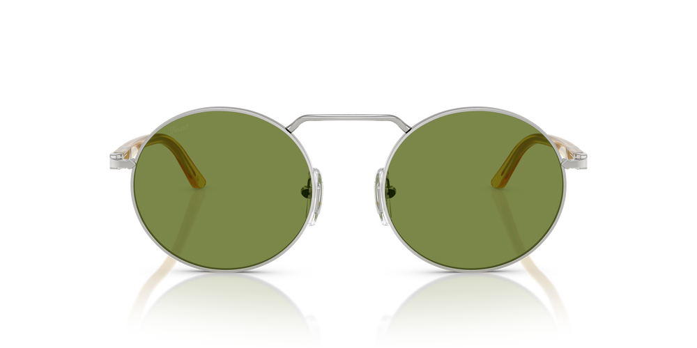 Persol PO1019S with Silver Frame and Green Lenses | Persol® US