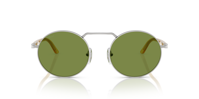 Persol PO1019S with Silver Frame and Green Lenses - Image 2