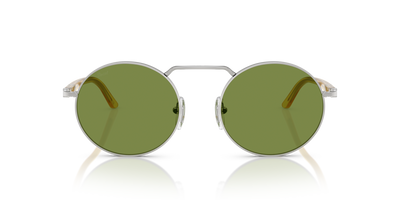 Persol PO1019S with Silver Frame and Green Lenses - Image 2